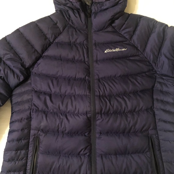 Eddie Bauer Womens Downlight StormDown Hooded Jacket - Picture 4 of 4